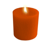 3" Pillar Candle - Earthy Sandalwood