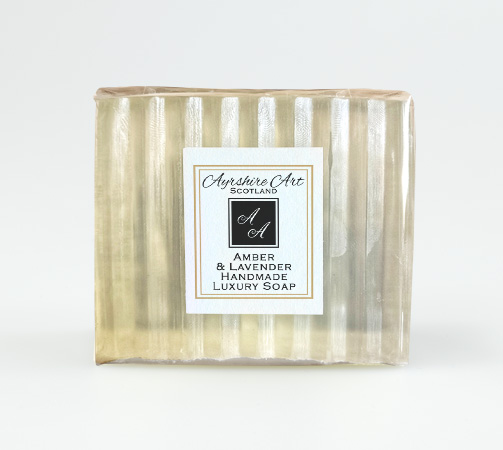 Soap Bar - Amber & Lavender - Click Image to Close