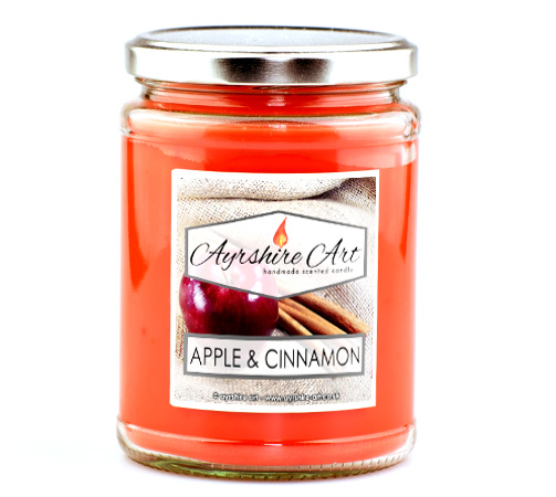 Large Candle Jar - Apple & Cinnamon - Click Image to Close