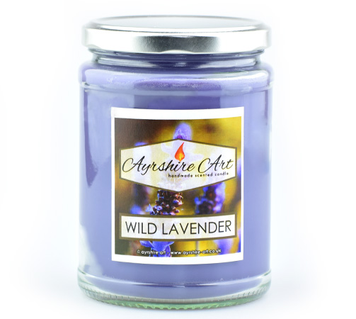 Large Candle Jar - Wild Lavender - Click Image to Close