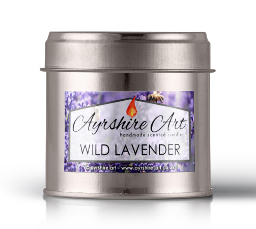 Candle Tin - Wild Lavender - Click Image to Close