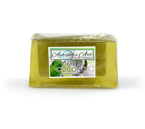 Lime & Coconut Shampoo Bar - Click Image to Close