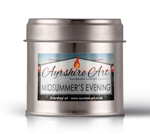 Candle Tin - Midsummer`s Evening *NEW IMPROVED* - Click Image to Close