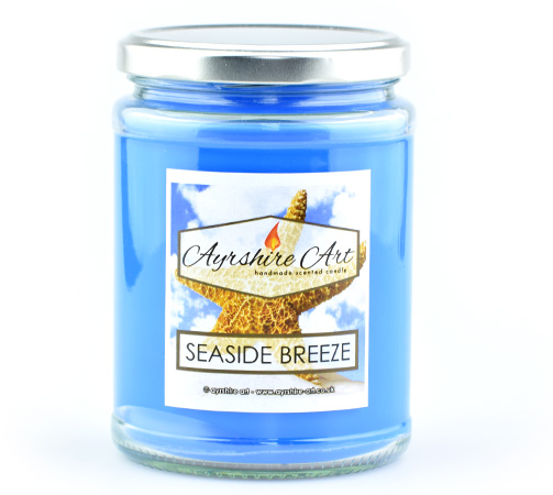 Large Candle Jar - Seaside Breeze - Click Image to Close