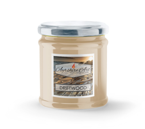 Small Scented Jar Candle - Driftwood - Click Image to Close