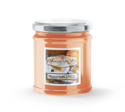 Small Scented Jar Candle - Pumpkin Spice - Click Image to Close