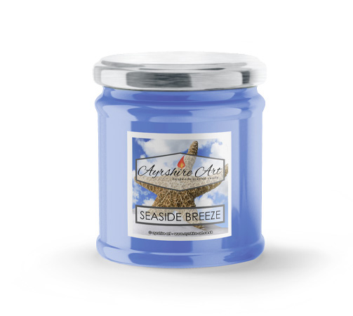 Small Scented Jar Candle - Seaside Breeze - Click Image to Close