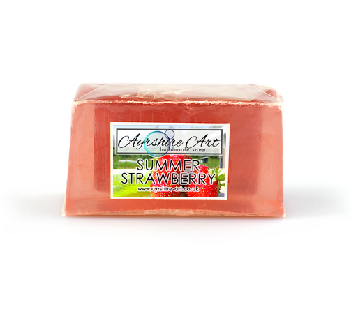 Summer Strawberry Soap Slice - Click Image to Close