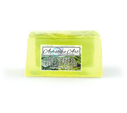 Tea Tree & Eucalyptus Essential Oil Soap Slice - Click Image to Close