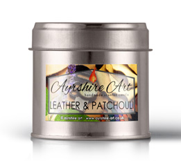 Candle Tin - Leather & Patchouli