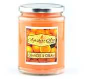 Large Candle Jar - Oranges & Cream