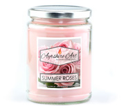 Large Candle Jar - Summer Roses